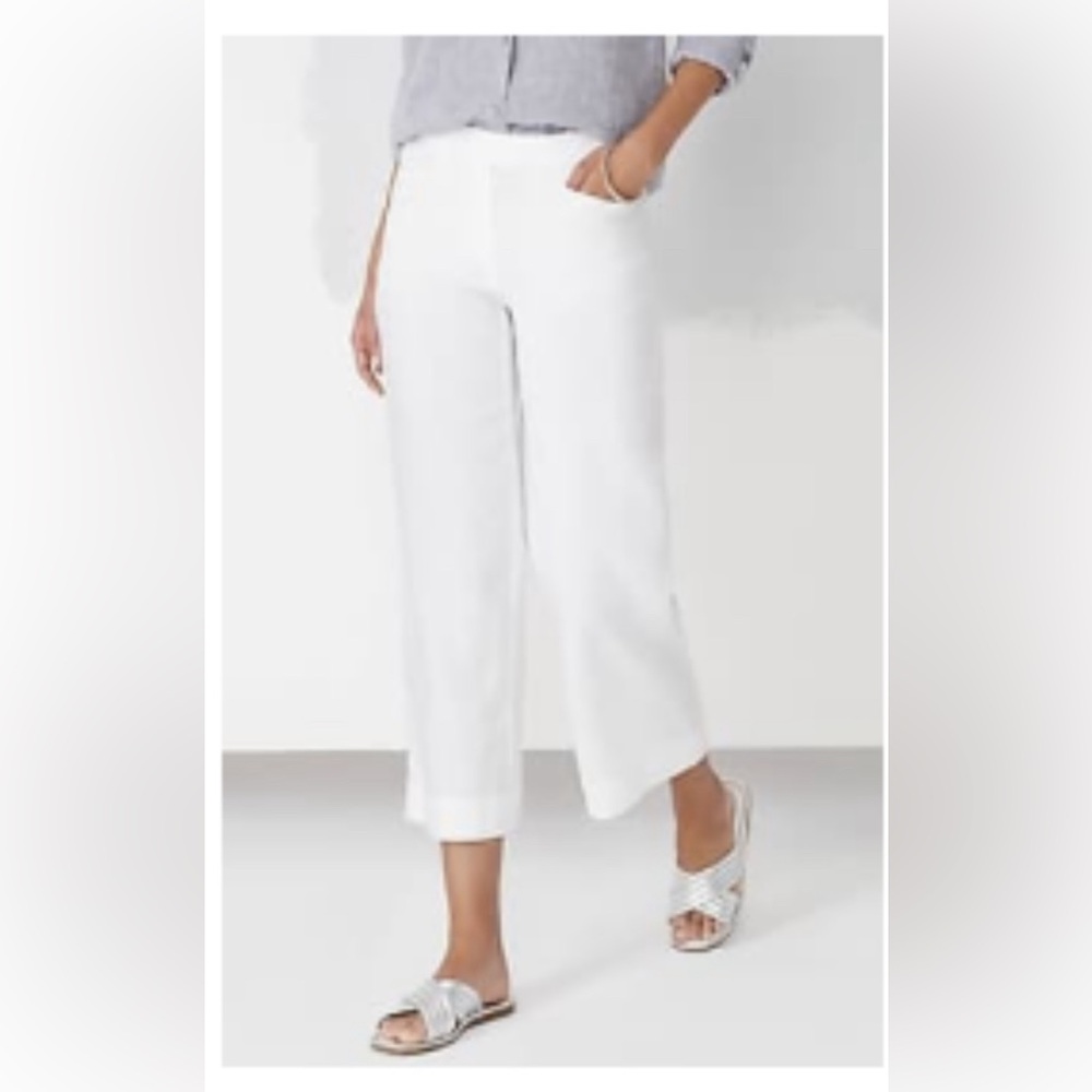 J.Jill Linen Relaxed Crop pants
